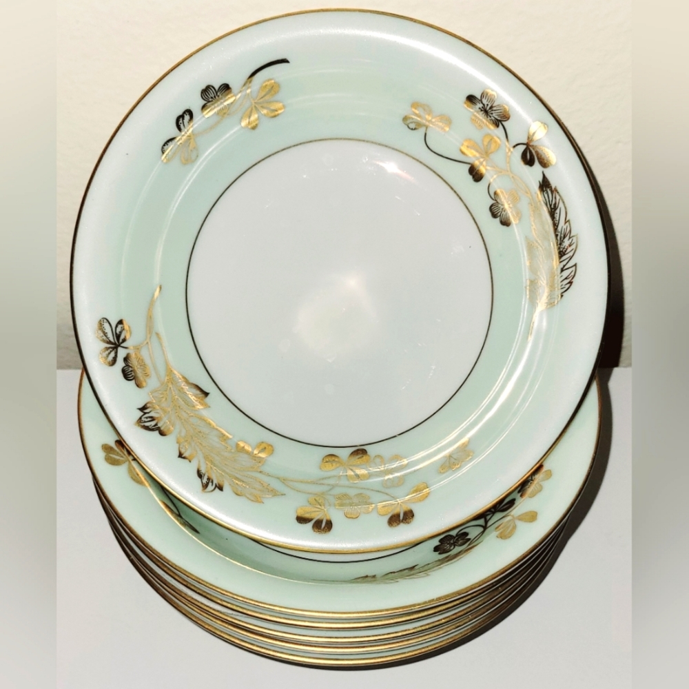 (6) Fruit Bowl Bundle Noritake Blue and Gold Bowls #5296 Vintage China